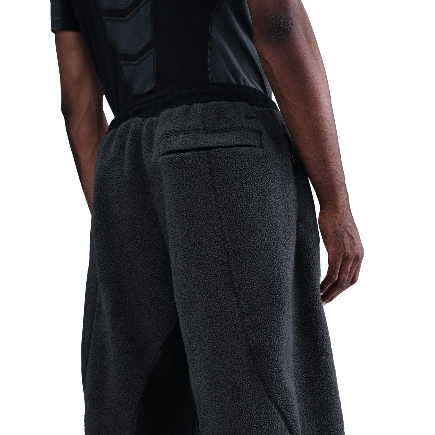 Nike Tech Windwall Open Hem Pants - Men's - Black/Black/Anthracite