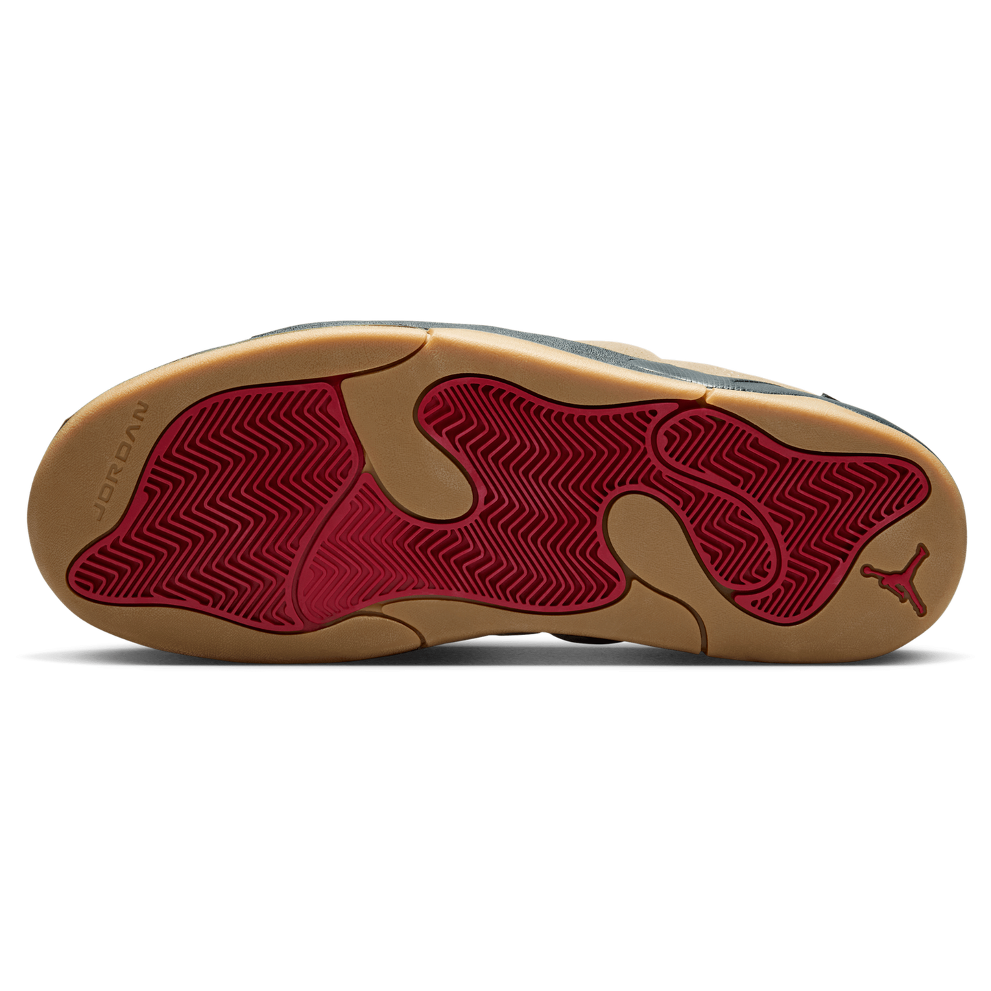 Jordan Session - Men's - Grey/Khaki/Red