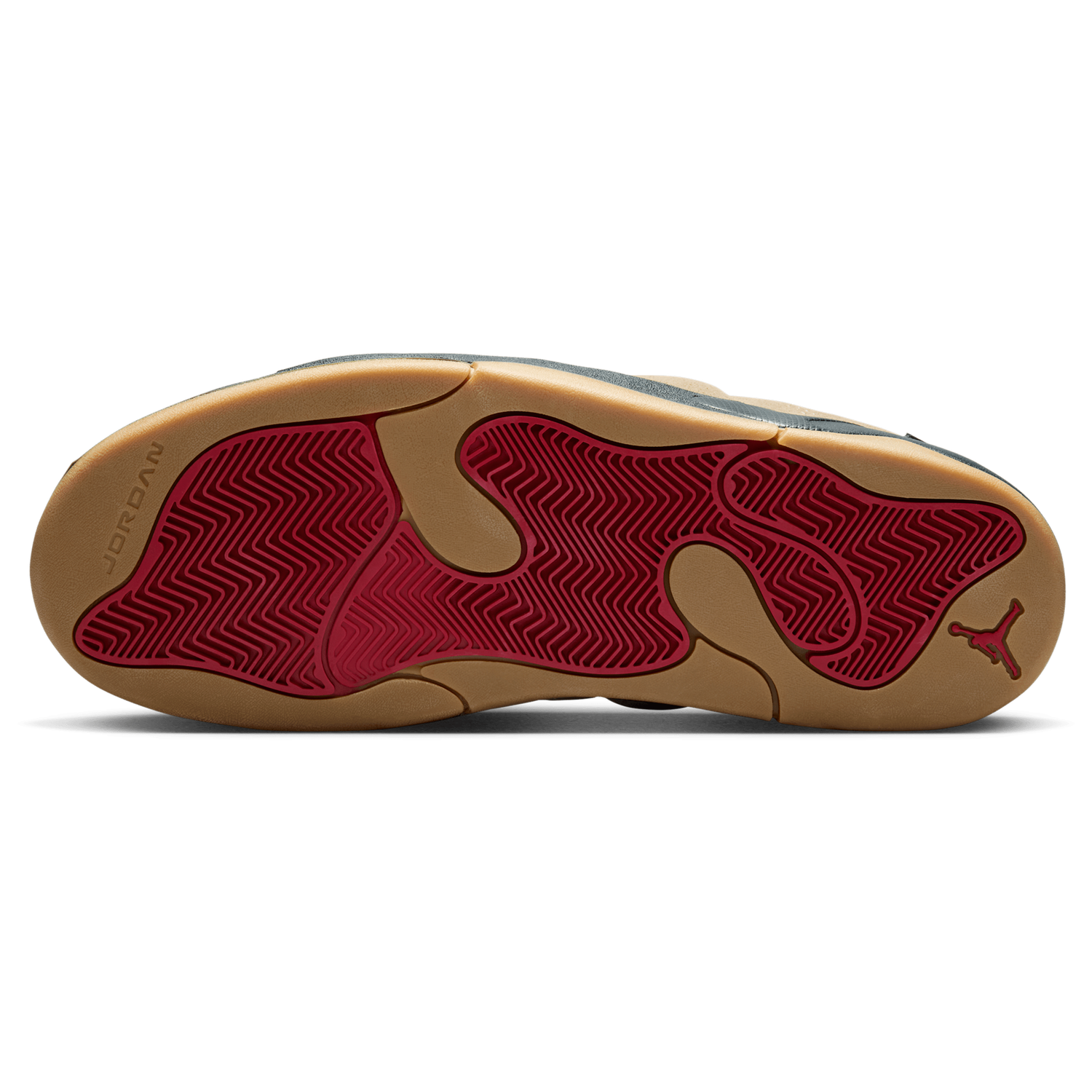 Jordan Session - Men's - Grey/Khaki/Red