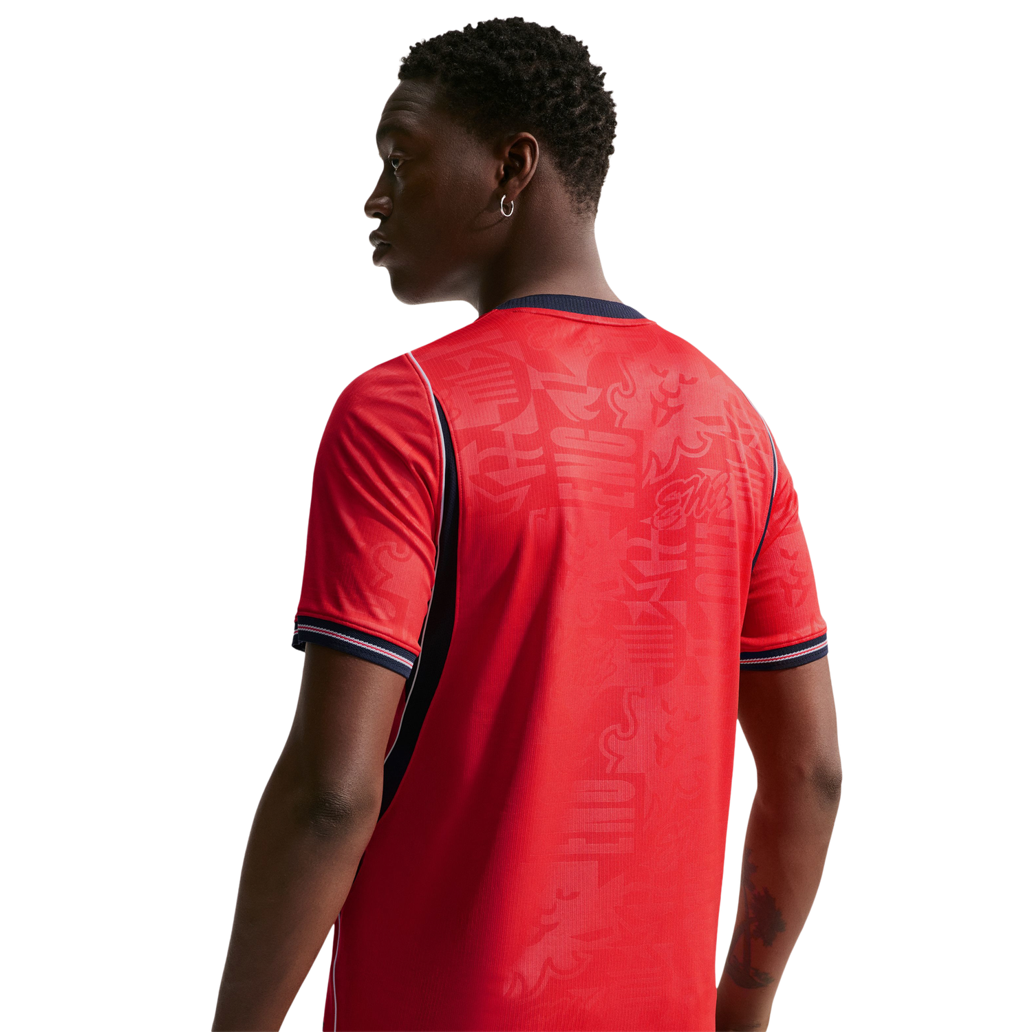 Nike England 2026 Stadium Away Jersey - Men's - White/Speed Red/Obsidian