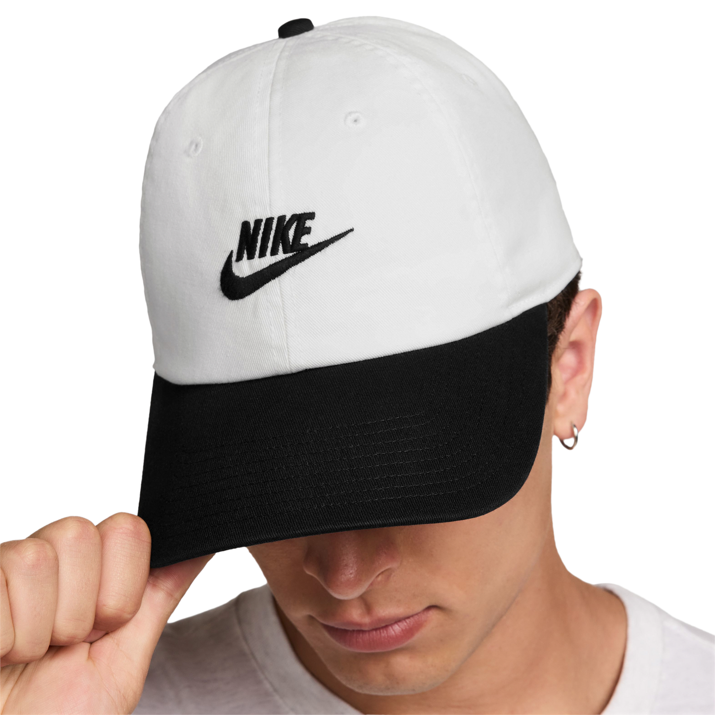 Nike Club H86 Adjustable Cap - Men's - White/Black