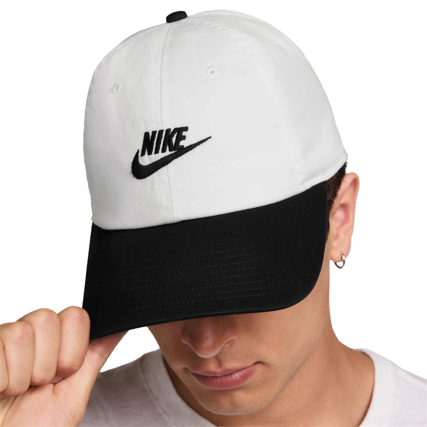 Nike Club H86 Adjustable Cap - Men's - White/Black