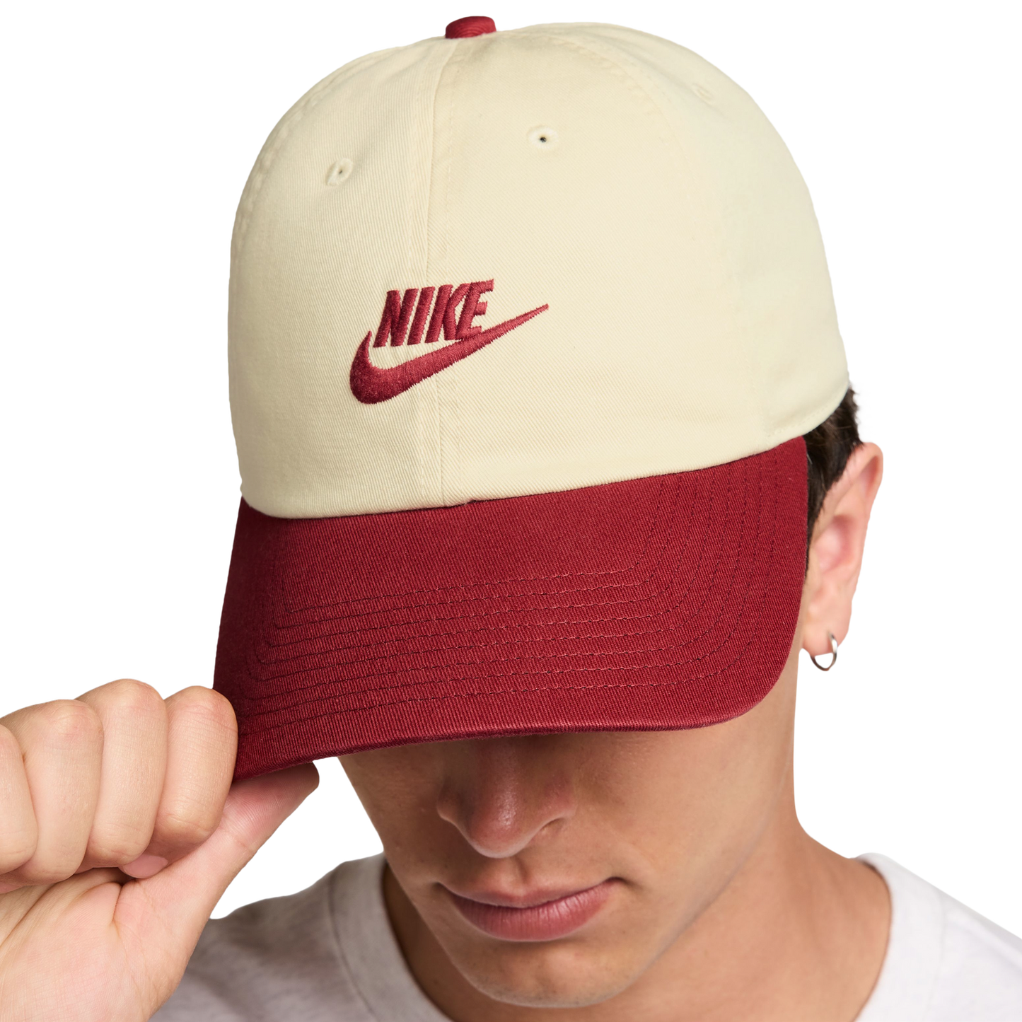 Nike Club H86 Adjustable Cap - Men's - Red/Beige