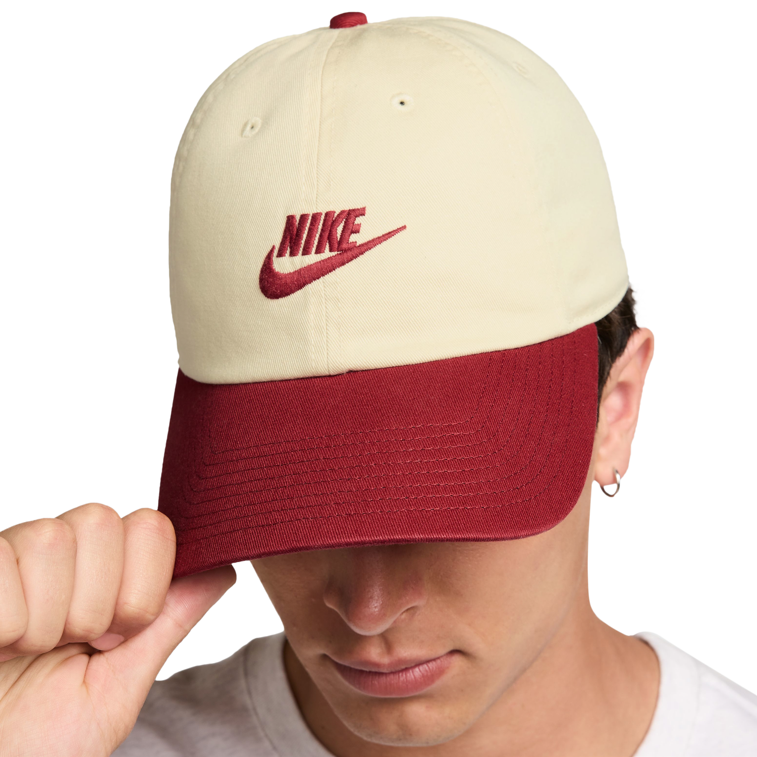 Nike Club H86 Adjustable Cap - Men's - Red/Beige