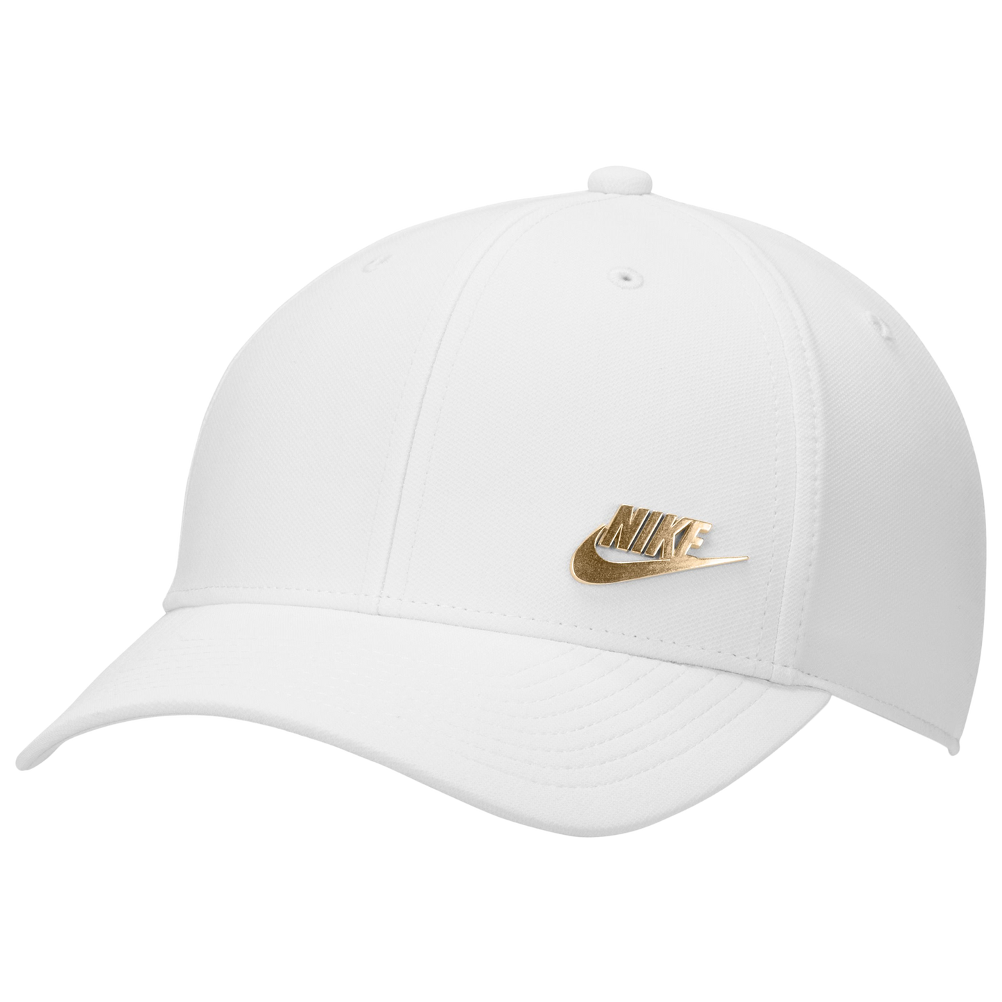 Nike Dri-FIT Club Colorblock Multi Future Cap - Men's - White/Metallic Gold