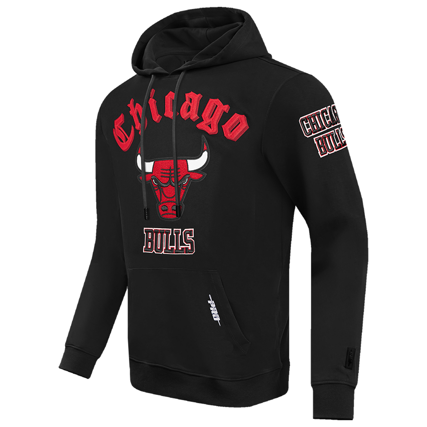 Pro Standard BULLS OLD ENGLISH FLC PO HOODIE - Men's - Black