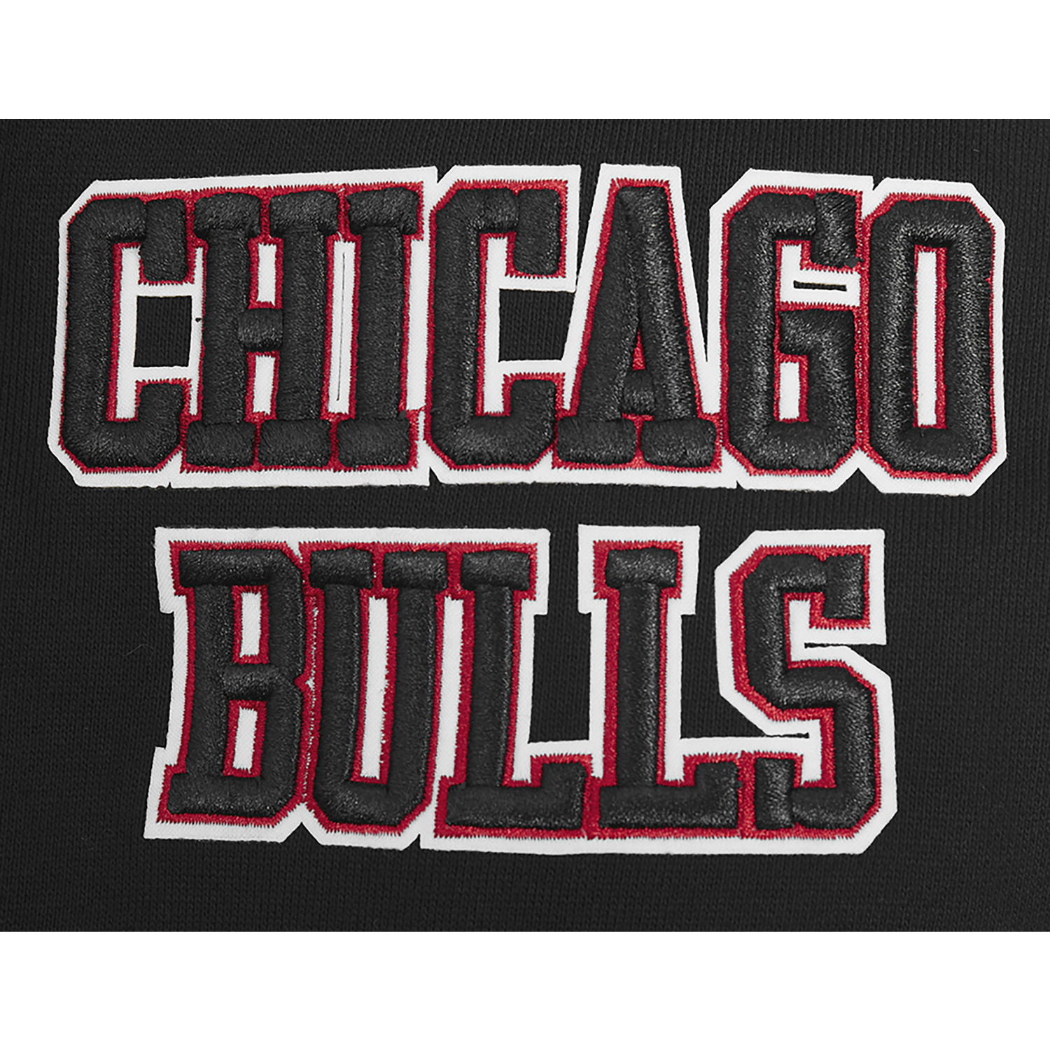 Pro Standard BULLS OLD ENGLISH FLC PO HOODIE - Men's - Black