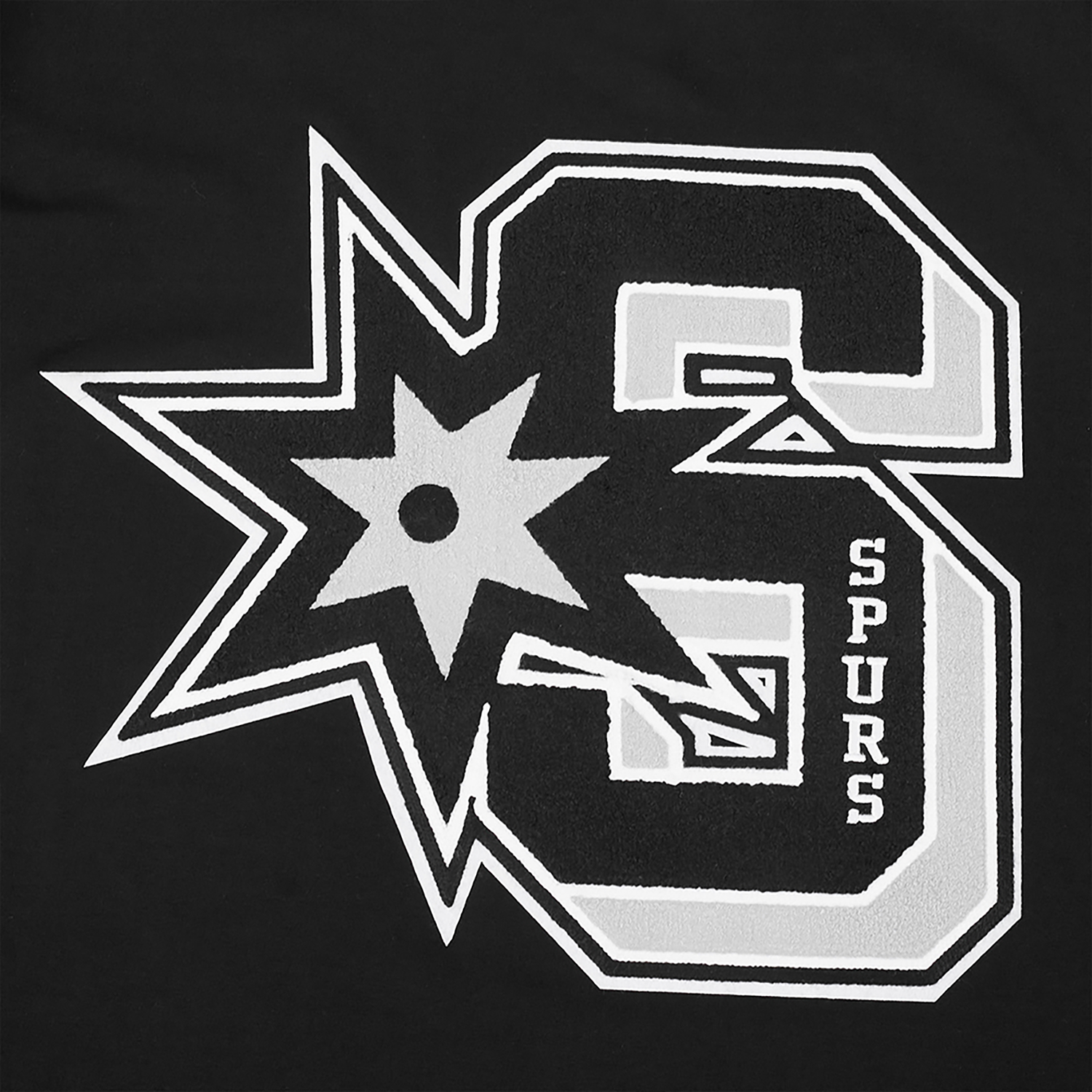 Pro Standard SPURS MASH UP M SJ TEE - Men's - Black