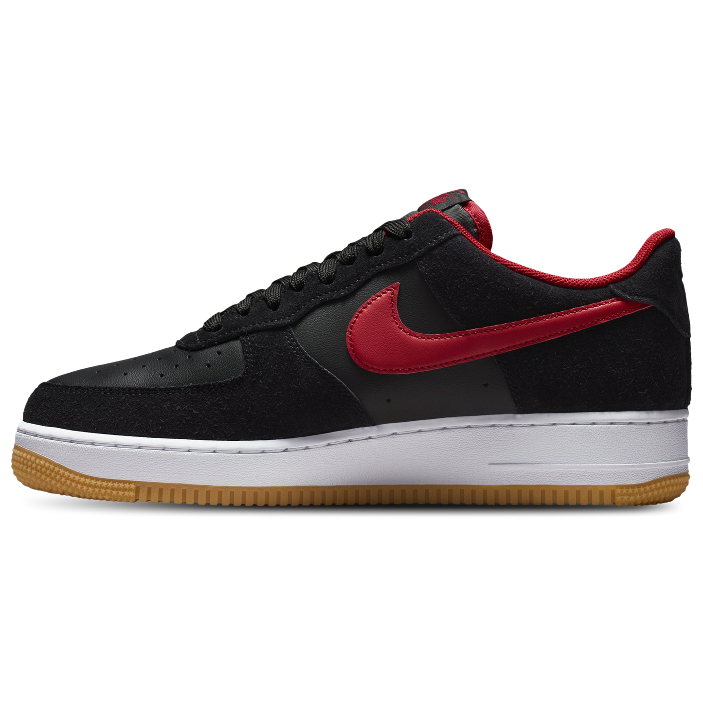 Nike AF1 '07 LV8 1 - Men's - Black/Varsity Red/White