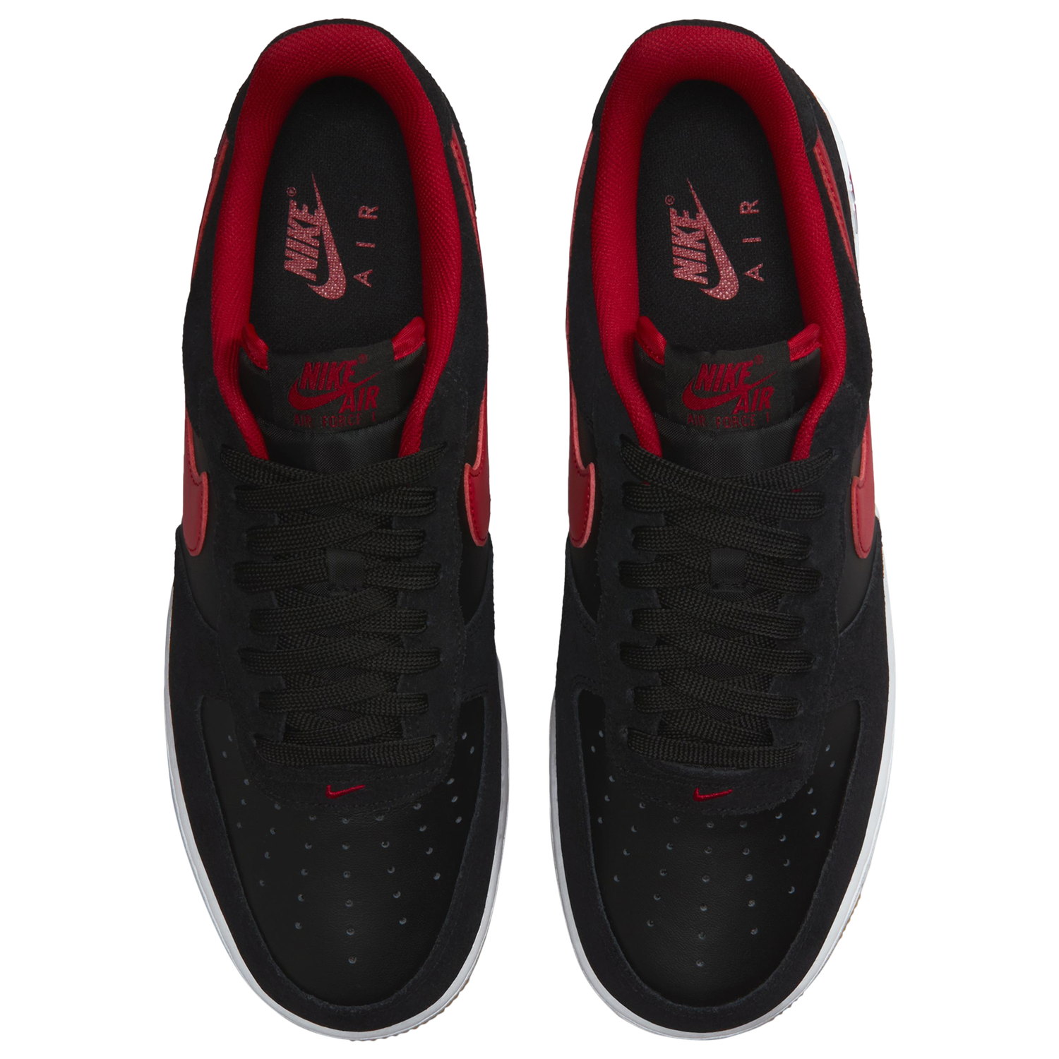 Nike AF1 '07 LV8 1 - Men's - Black/Varsity Red/White