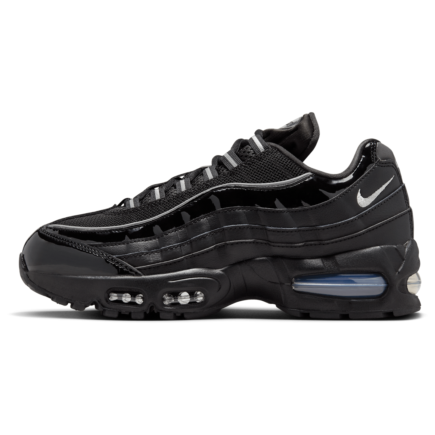 Nike Air Max 95 Big Bubble - Women's - Black/Mtlc Silver/Reflect Silver