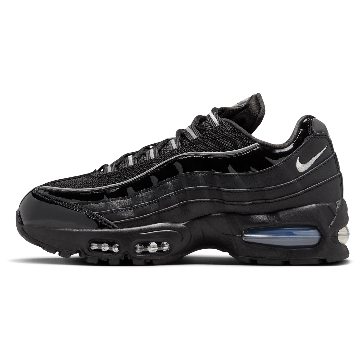Nike Air Max 95 Big Bubble - Women's - Black/Mtlc Silver/Reflect Silver