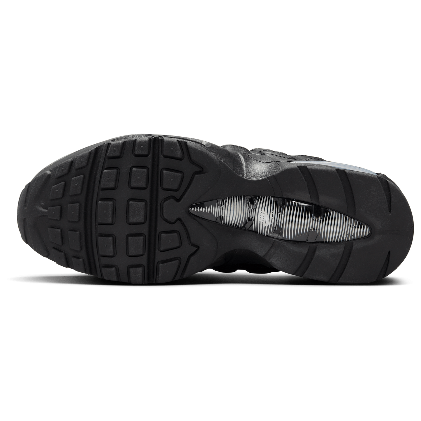 Nike Air Max 95 Big Bubble - Women's - Black/Mtlc Silver/Reflect Silver