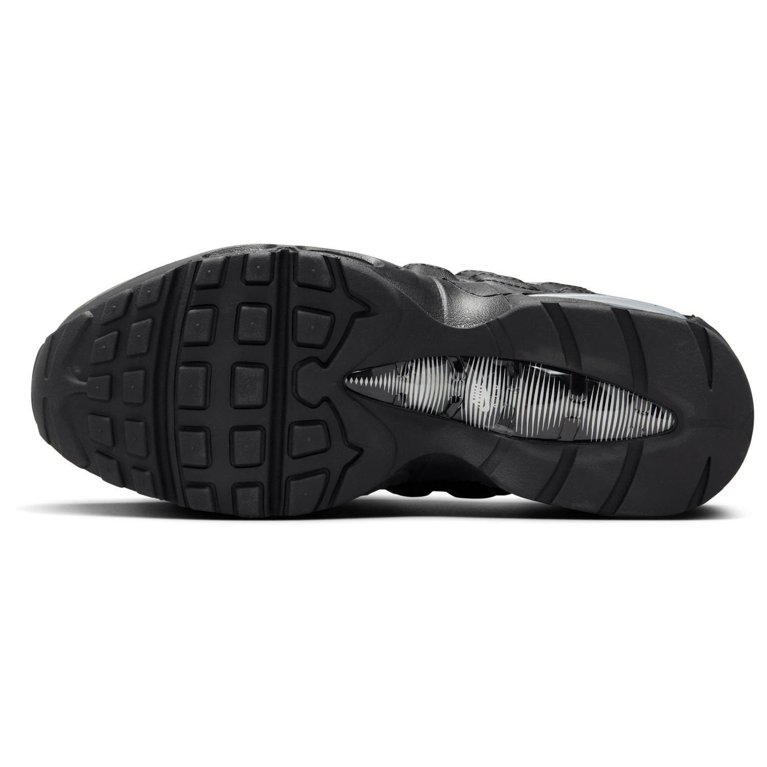 Nike Air Max 95 Big Bubble - Women's - Black/Mtlc Silver/Reflect Silver