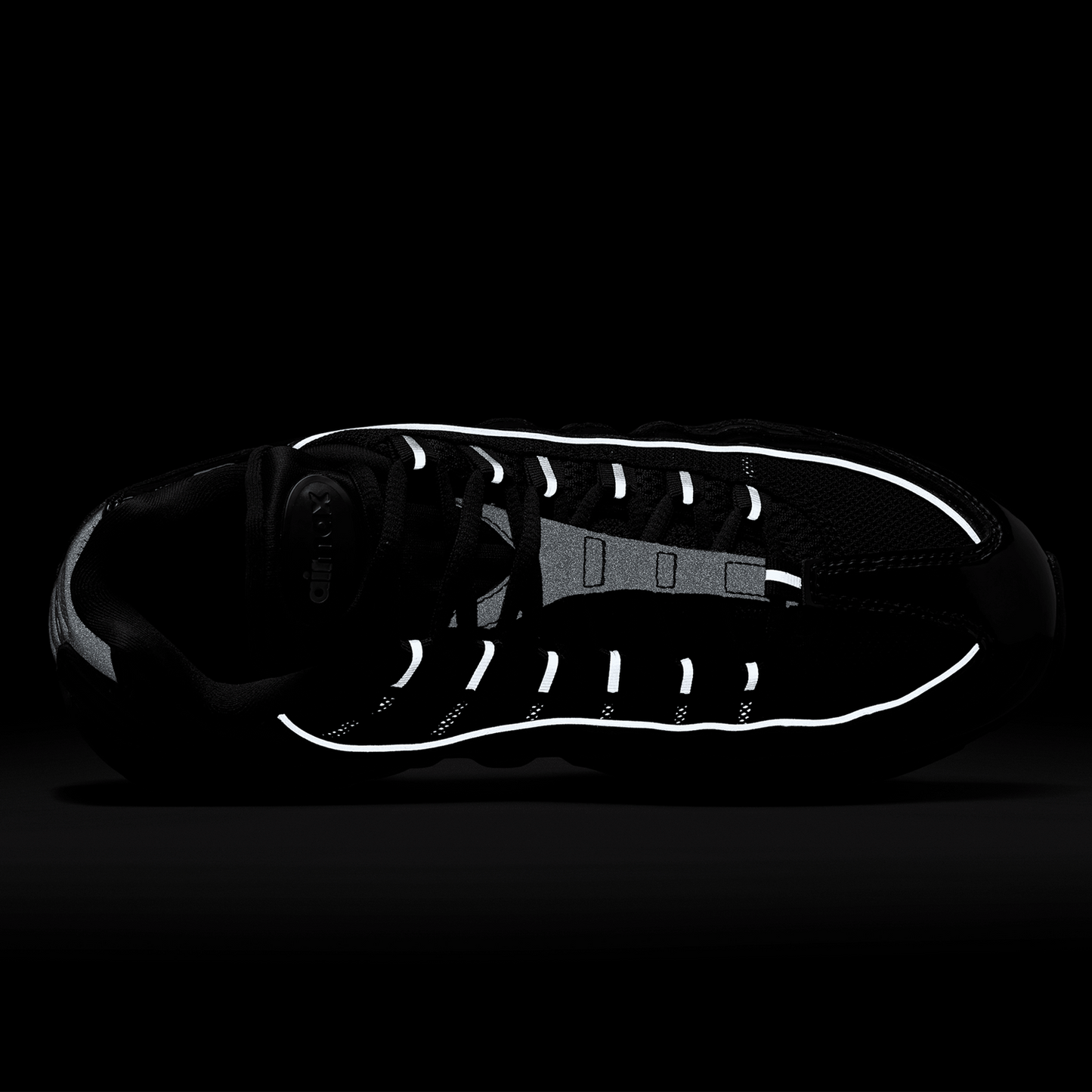 Nike Air Max 95 Big Bubble - Women's - Black/Mtlc Silver/Reflect Silver