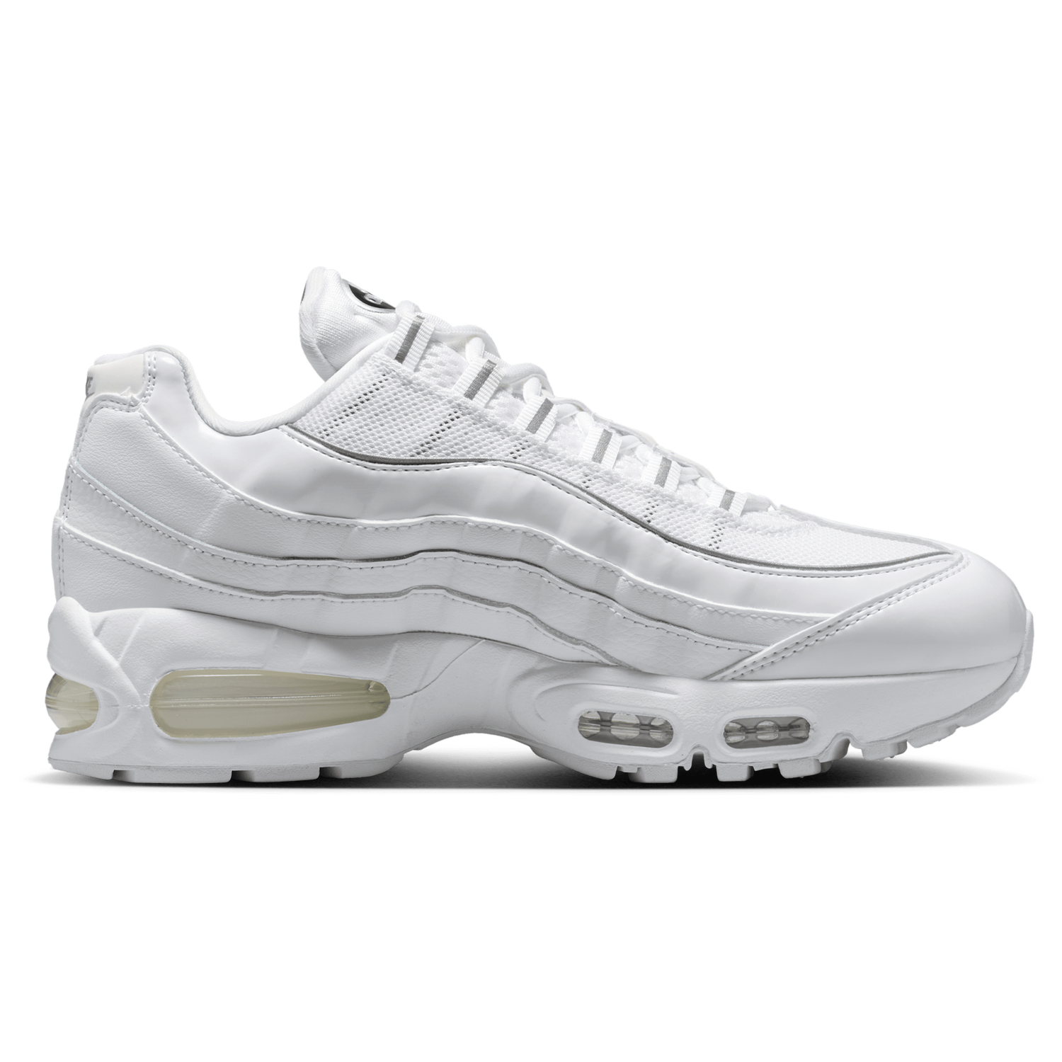 Nike Air Max 95 Big Bubble - Women's - White/Mtlc Silver/Black