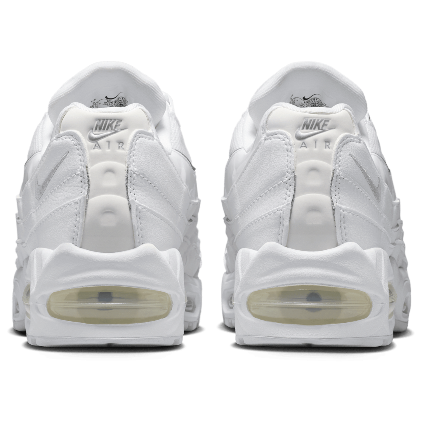 Nike Air Max 95 Big Bubble - Women's - White/Mtlc Silver/Black