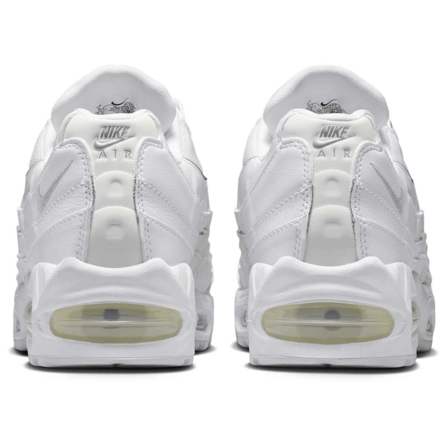 Nike Air Max 95 Big Bubble - Women's - White/Mtlc Silver/Black
