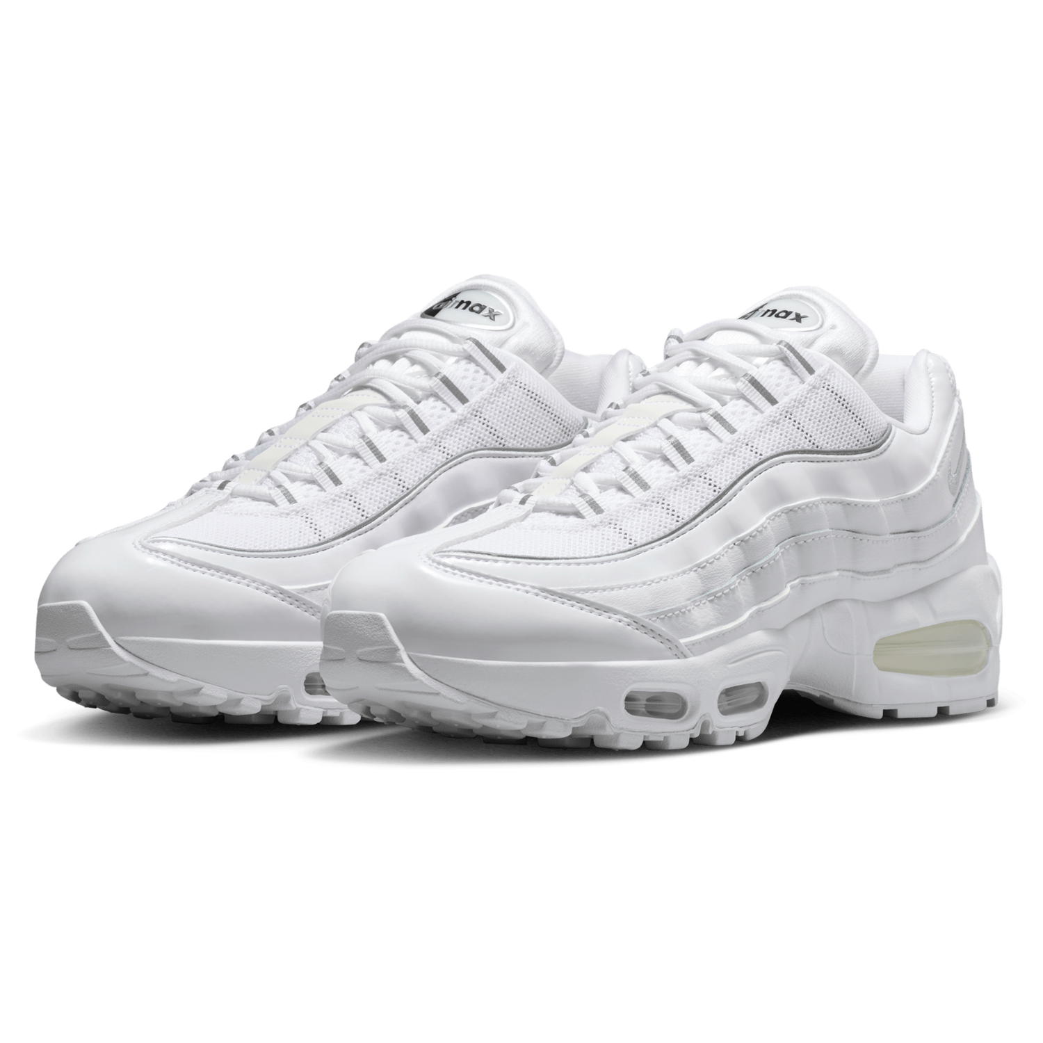 Nike Air Max 95 Big Bubble - Women's - White/Mtlc Silver/Black