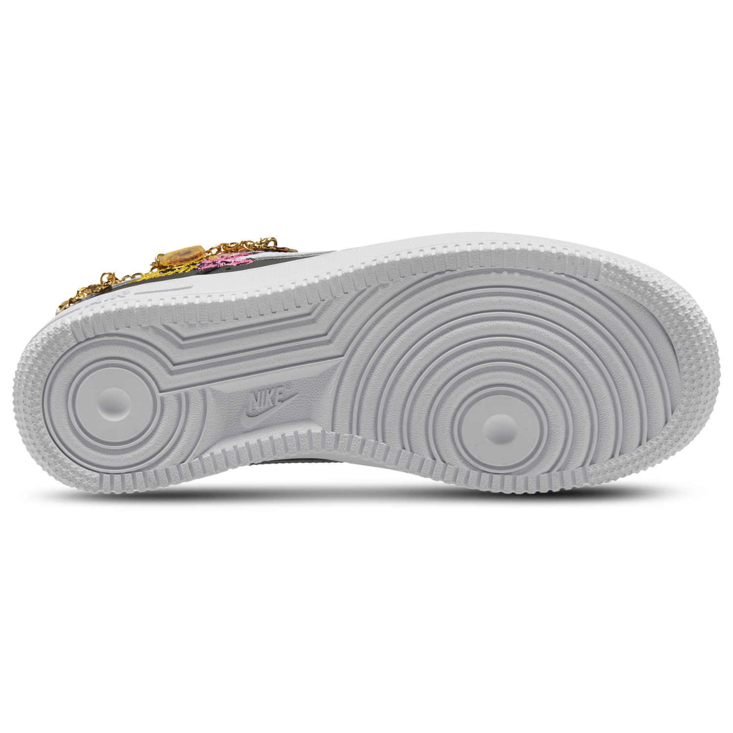 Nike Air Force 1 07 Prem - Women's - Black/Metallic Gold/White