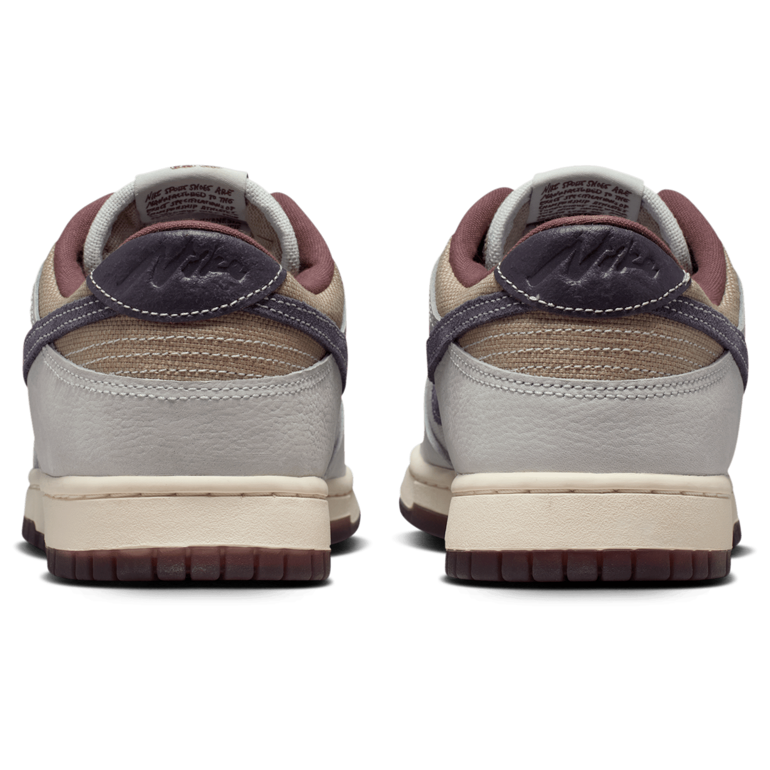 Nike Dunk Low Retro SE - Men's - Off White/Dark Raisin/Spruce Aura