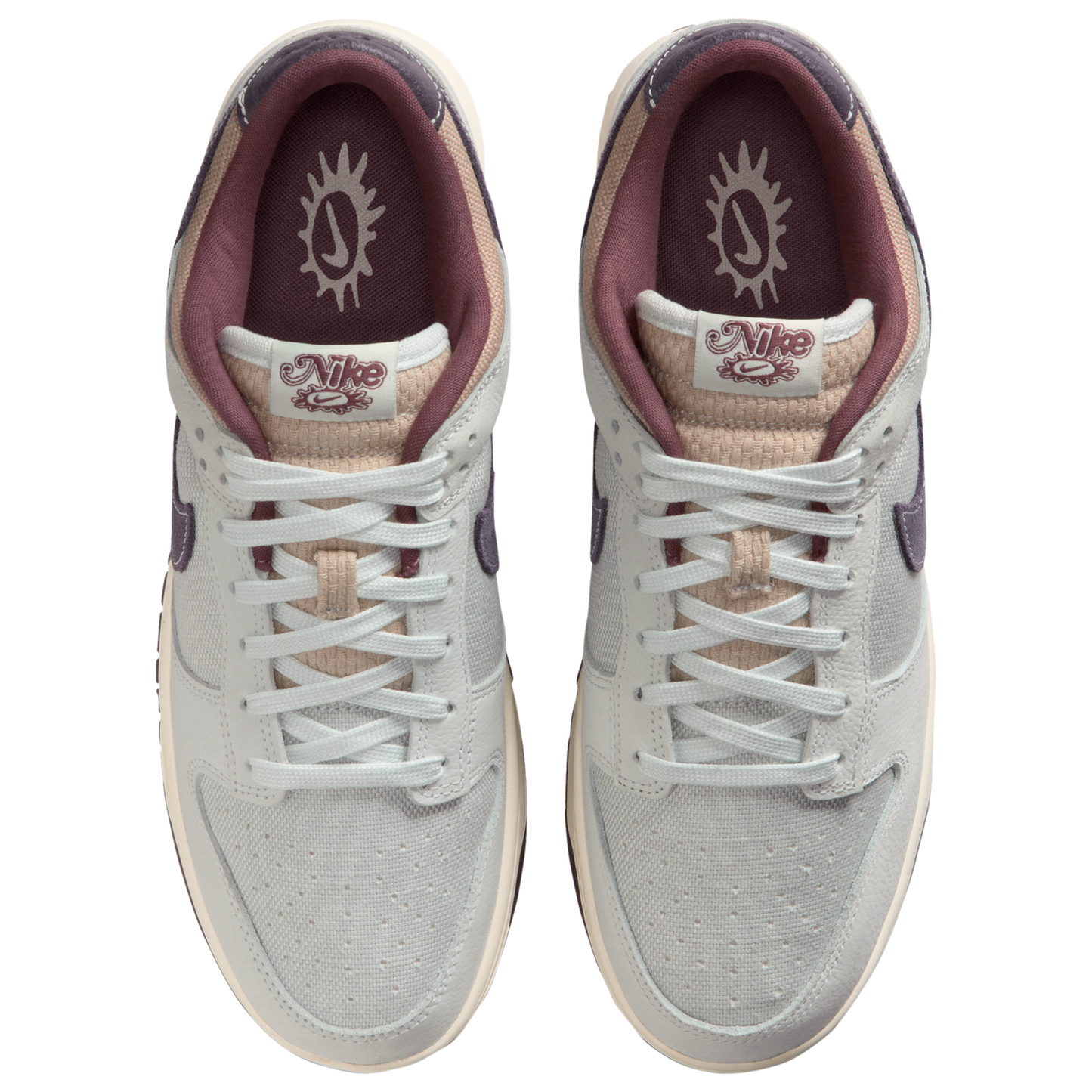 Nike Dunk Low Retro SE - Men's - Off White/Dark Raisin/Spruce Aura