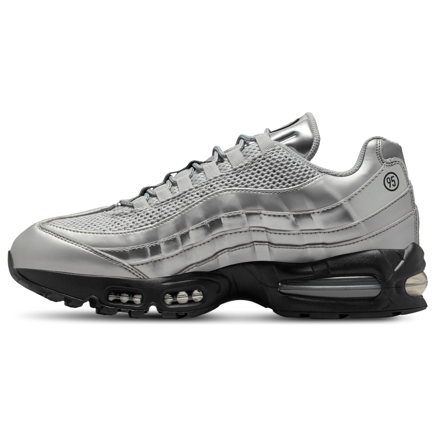 Nike Air Max 95 OG Dimension - Men's - Black/University Red/Metallic Silver
