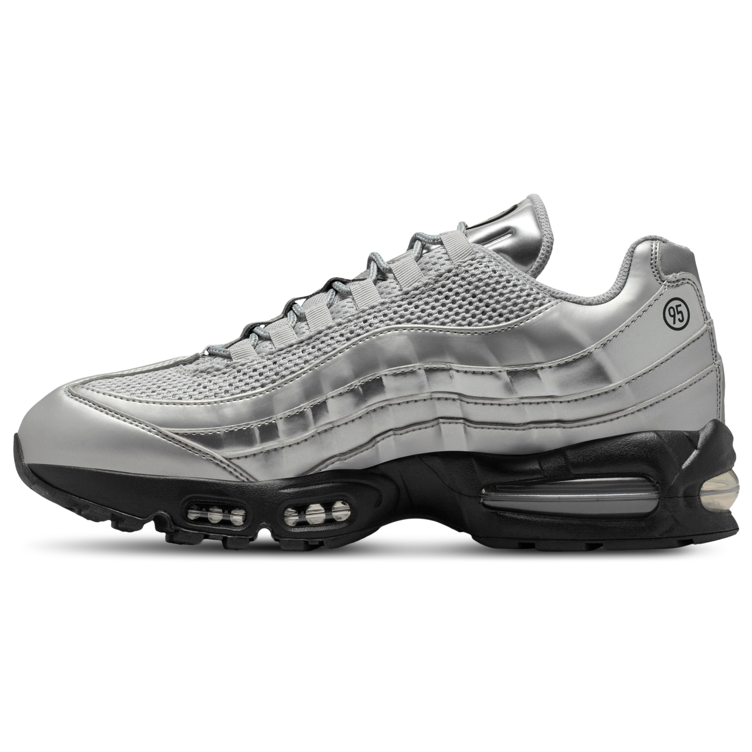 Nike Air Max 95 OG Dimension - Men's - Black/University Red/Metallic Silver