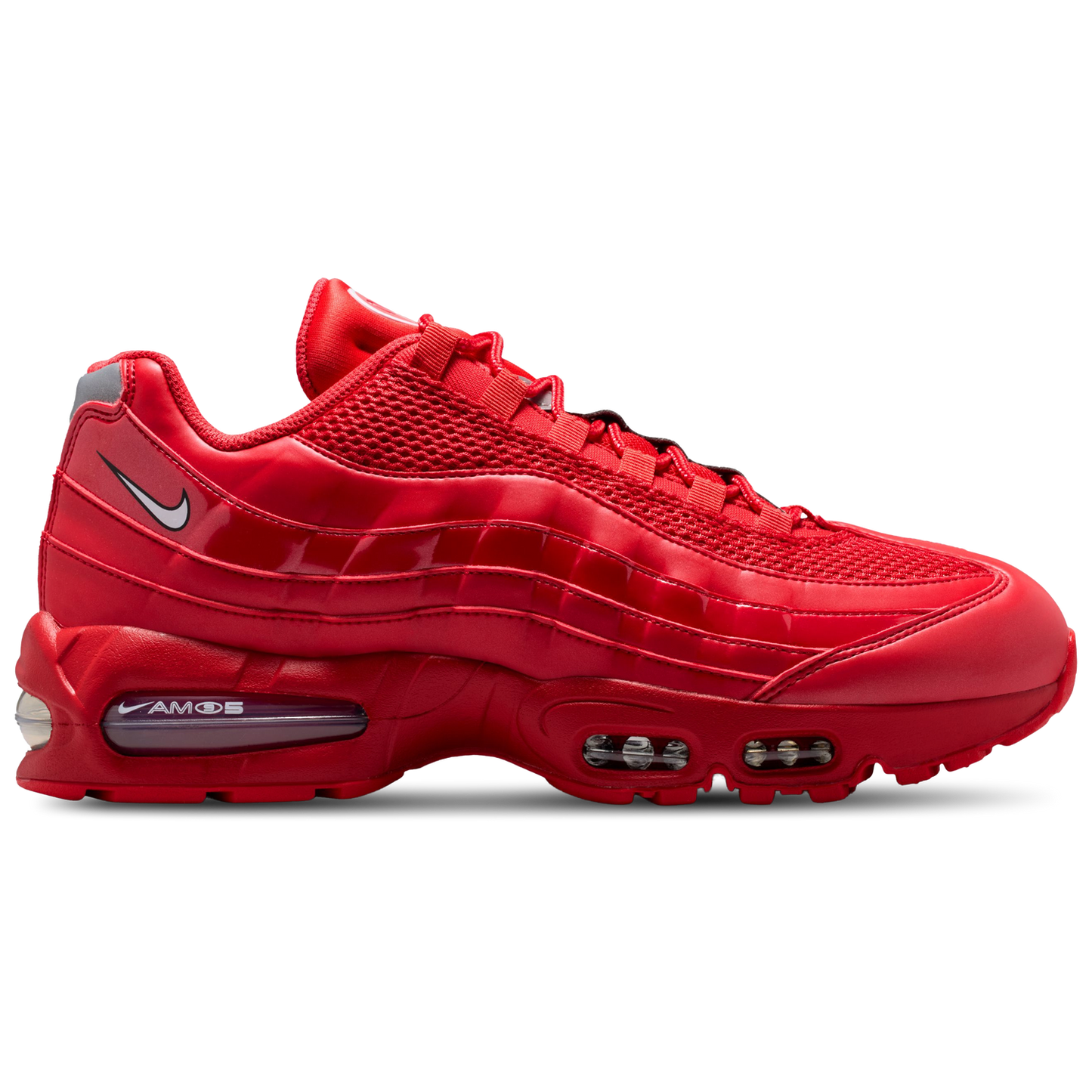 Nike Air Max 95 Big Bubble - Men's - Black/White/University Red