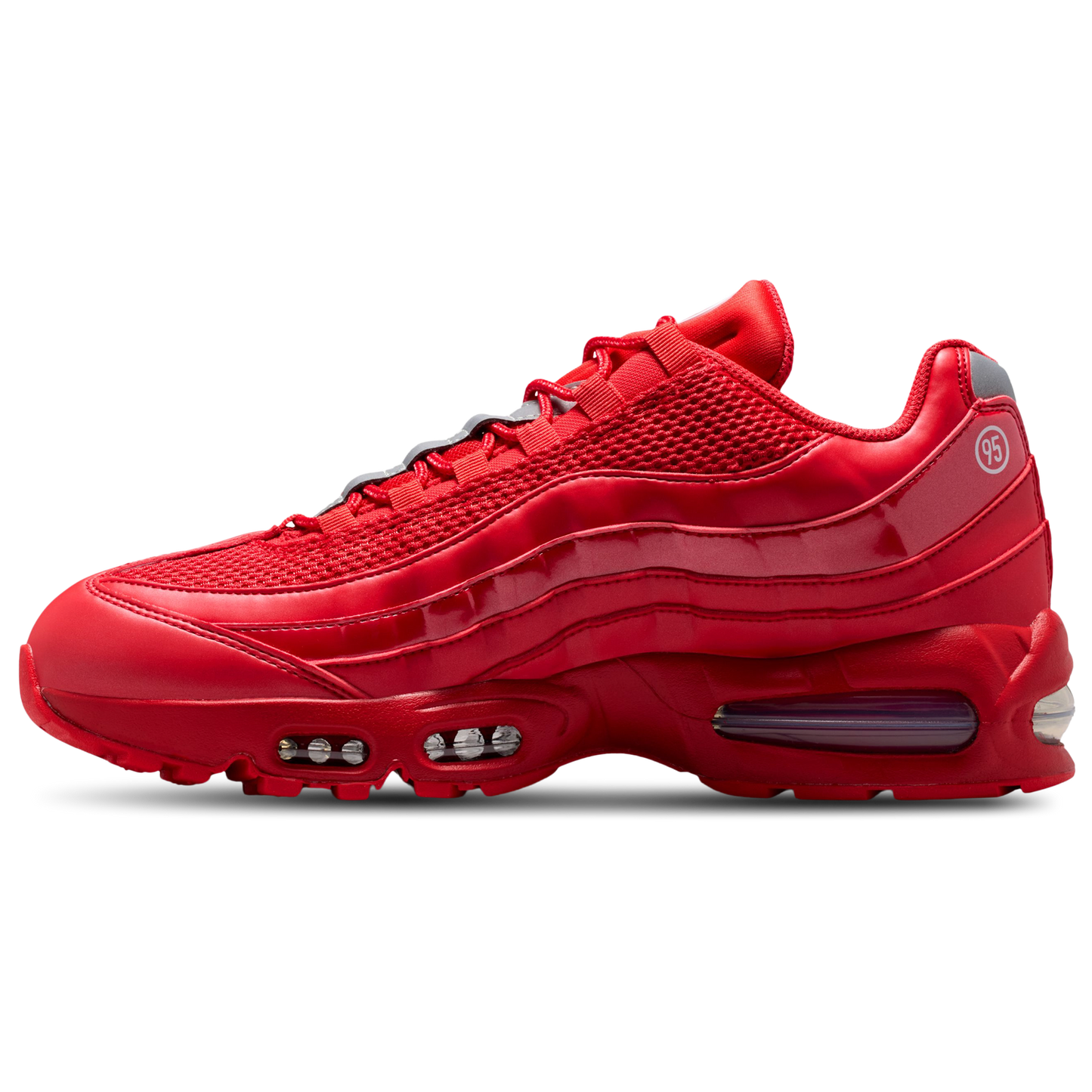 Nike Air Max 95 Big Bubble - Men's - Black/White/University Red