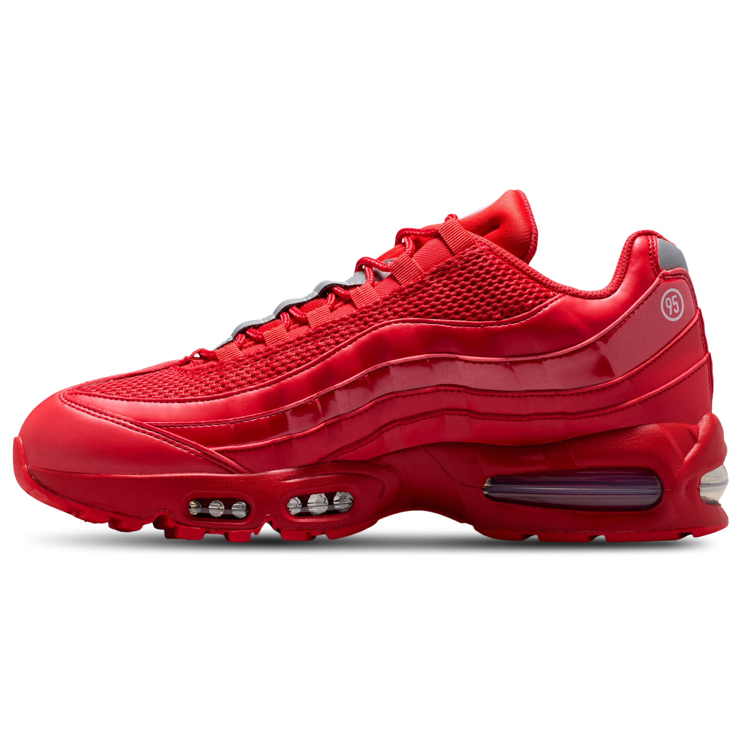Nike Air Max 95 Big Bubble - Men's - Black/White/University Red