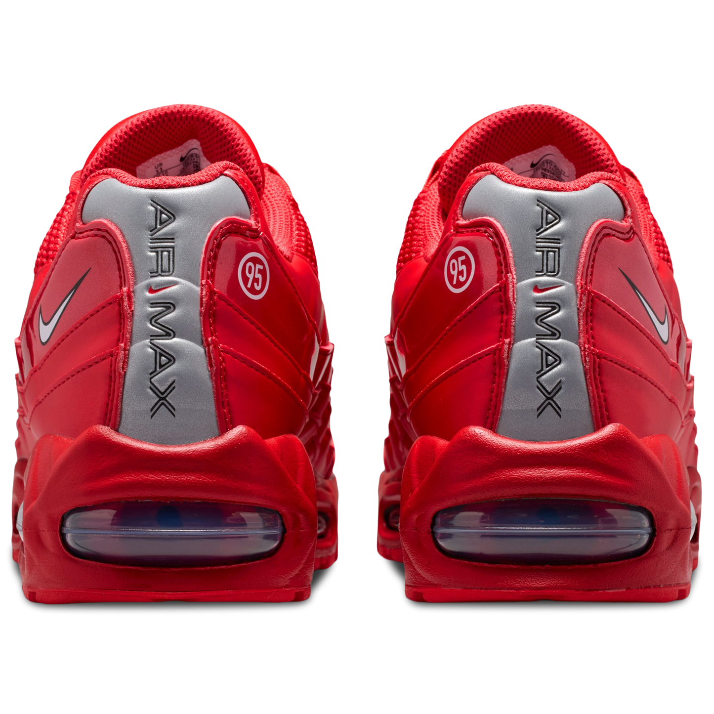Nike Air Max 95 Big Bubble - Men's - Black/White/University Red