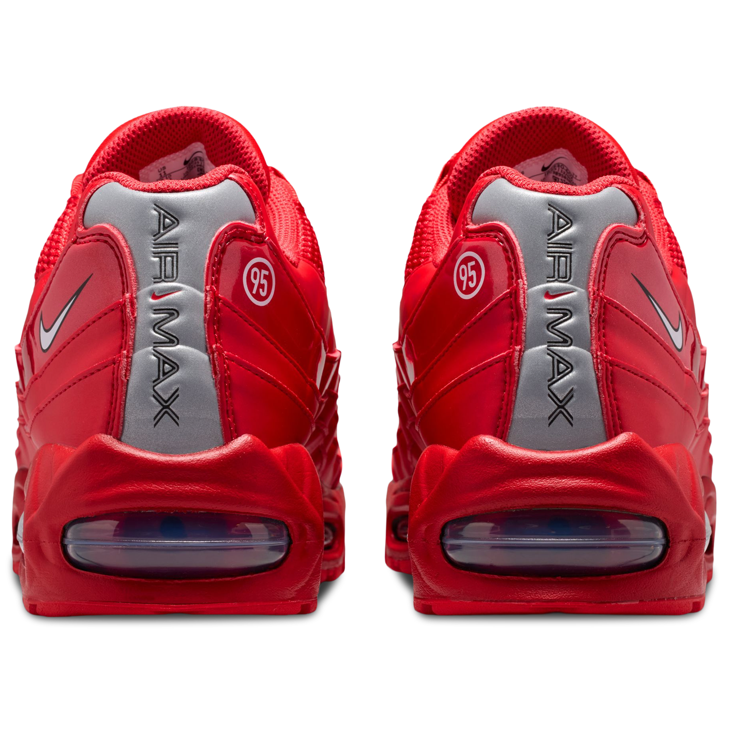 Nike Air Max 95 Big Bubble - Men's - Black/White/University Red