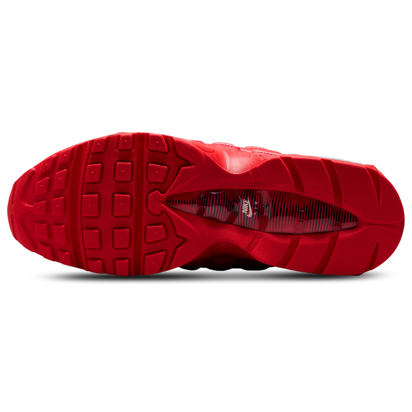 Nike Air Max 95 Big Bubble - Men's - Black/White/University Red
