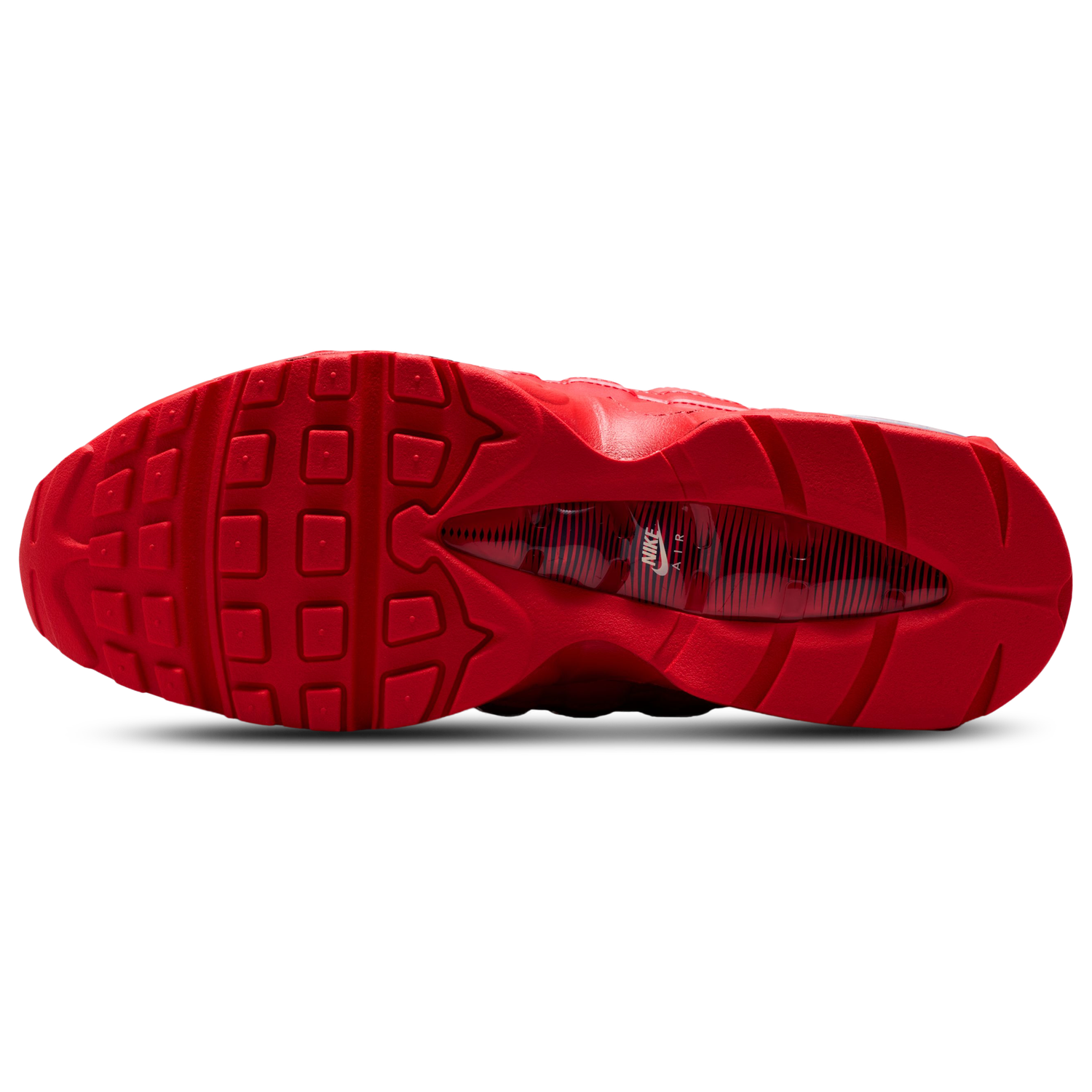 Nike Air Max 95 Big Bubble - Men's - Black/White/University Red