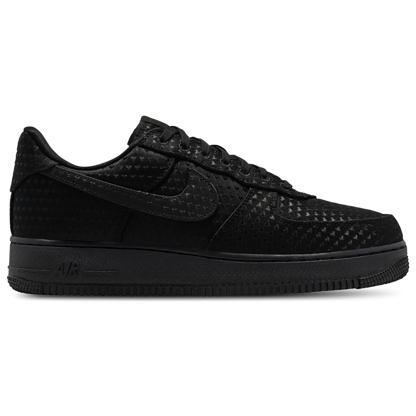 Nike Air Force 1 Low LV8 - Men's - Black/Black/University Red