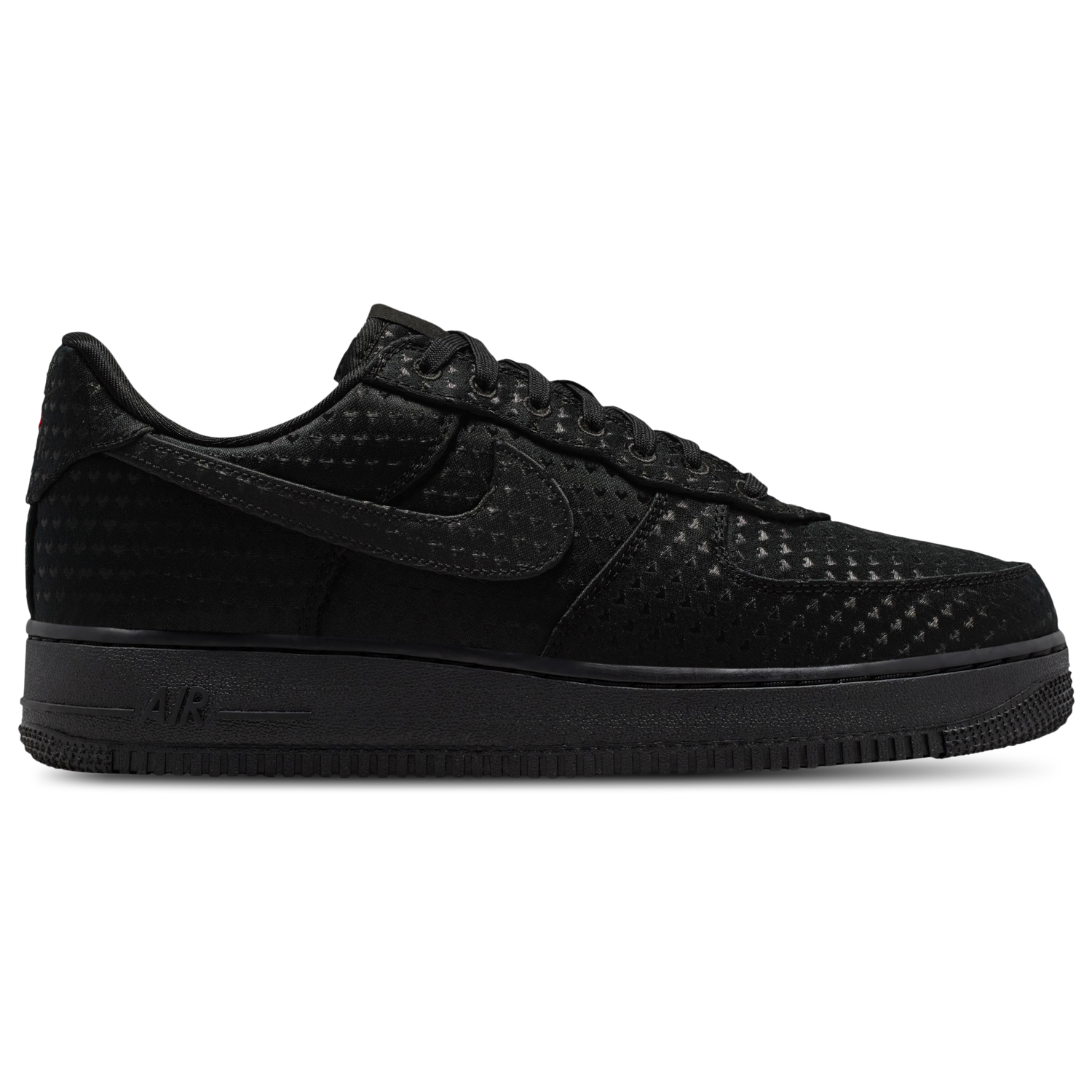 Nike Air Force 1 Low LV8 - Men's - Black/Black/University Red