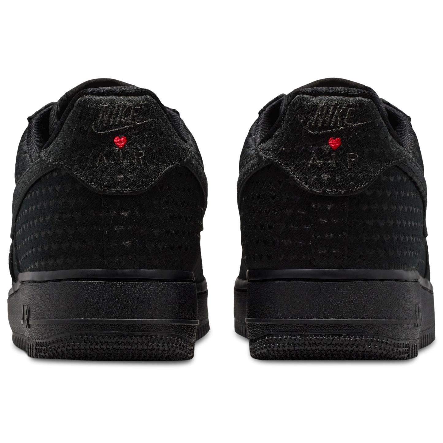 Nike Air Force 1 Low LV8 - Men's - Black/Black/University Red