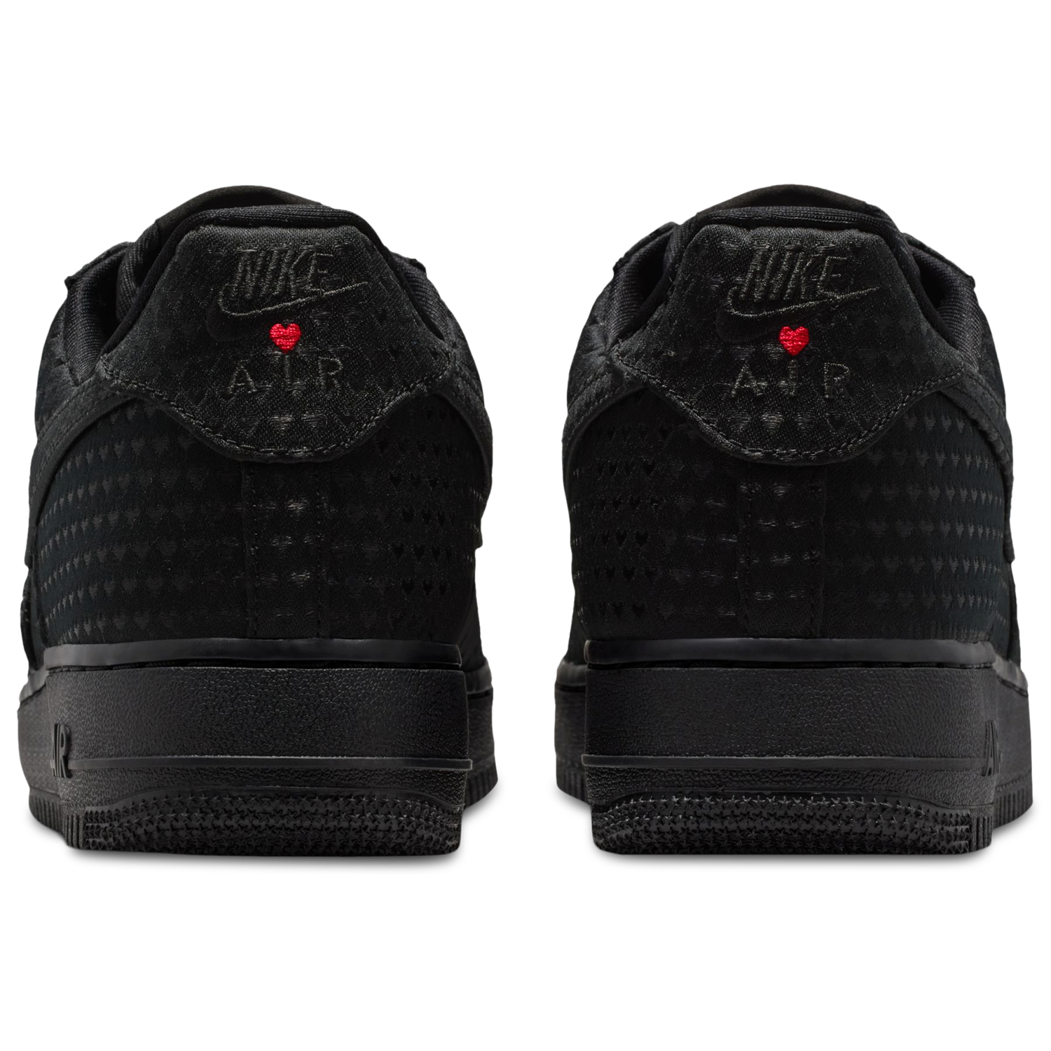 Nike Air Force 1 Low LV8 - Men's - Black/Black/University Red