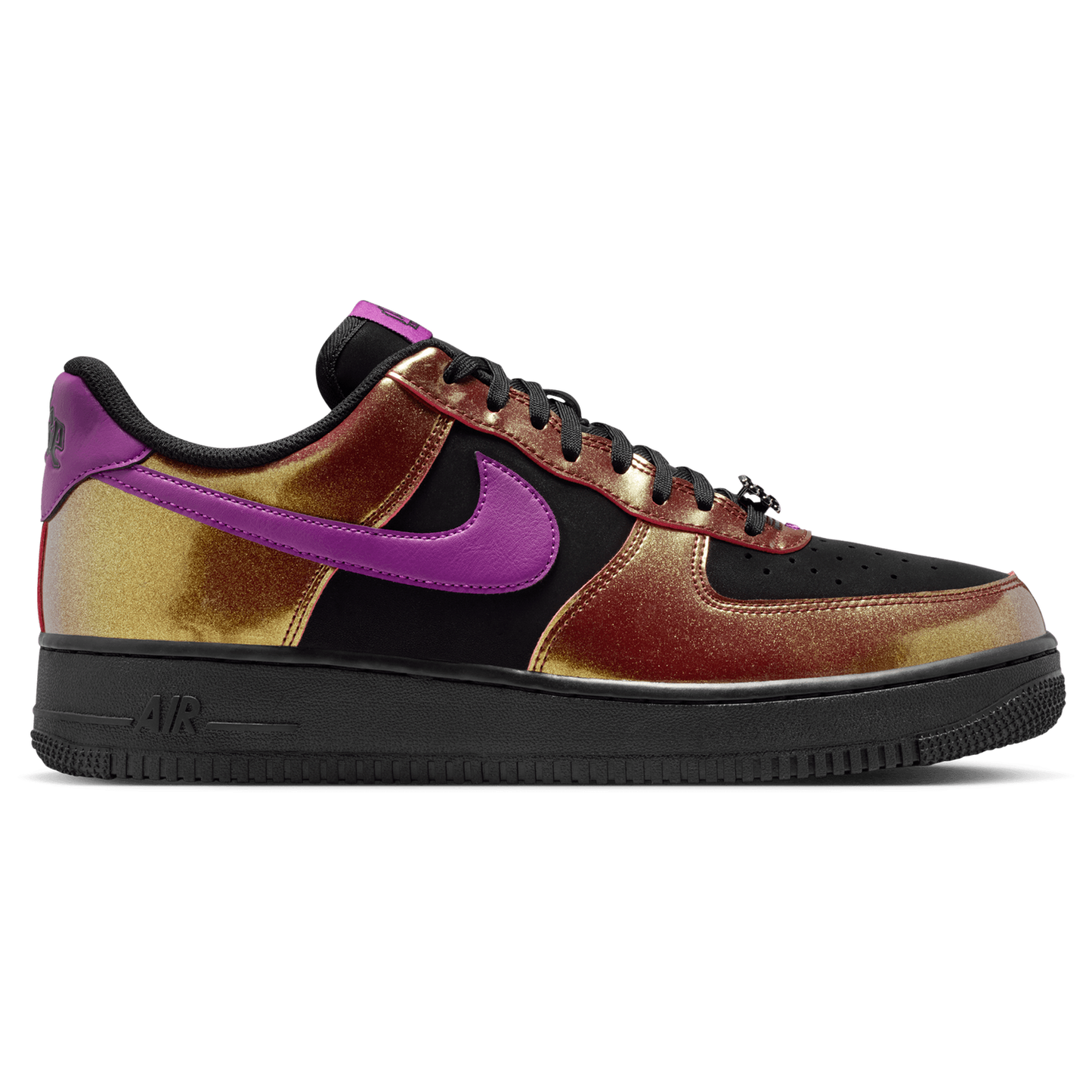 Nike Air Force 1 '07 LV8 - Men's - Gold/Black/Bold Berry
