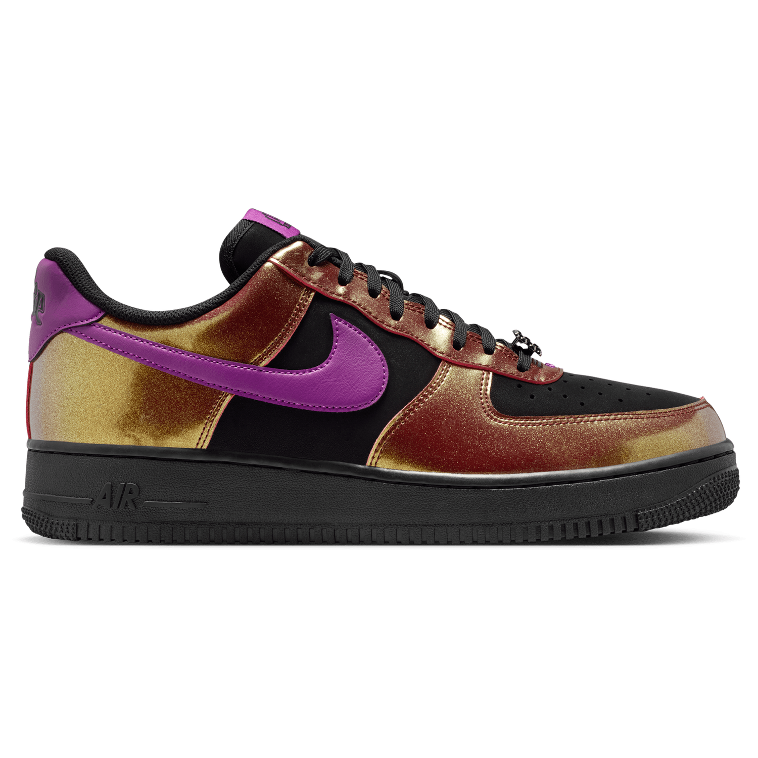 Nike Air Force 1 '07 LV8 - Men's - Gold/Black/Bold Berry
