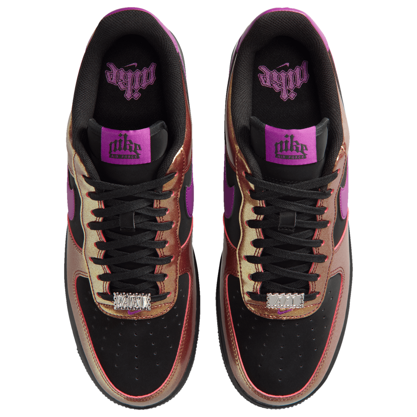 Nike Air Force 1 '07 LV8 - Men's - Gold/Black/Bold Berry