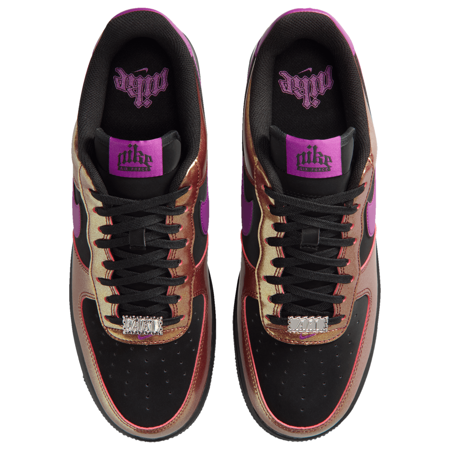 Nike Air Force 1 '07 LV8 - Men's - Gold/Black/Bold Berry