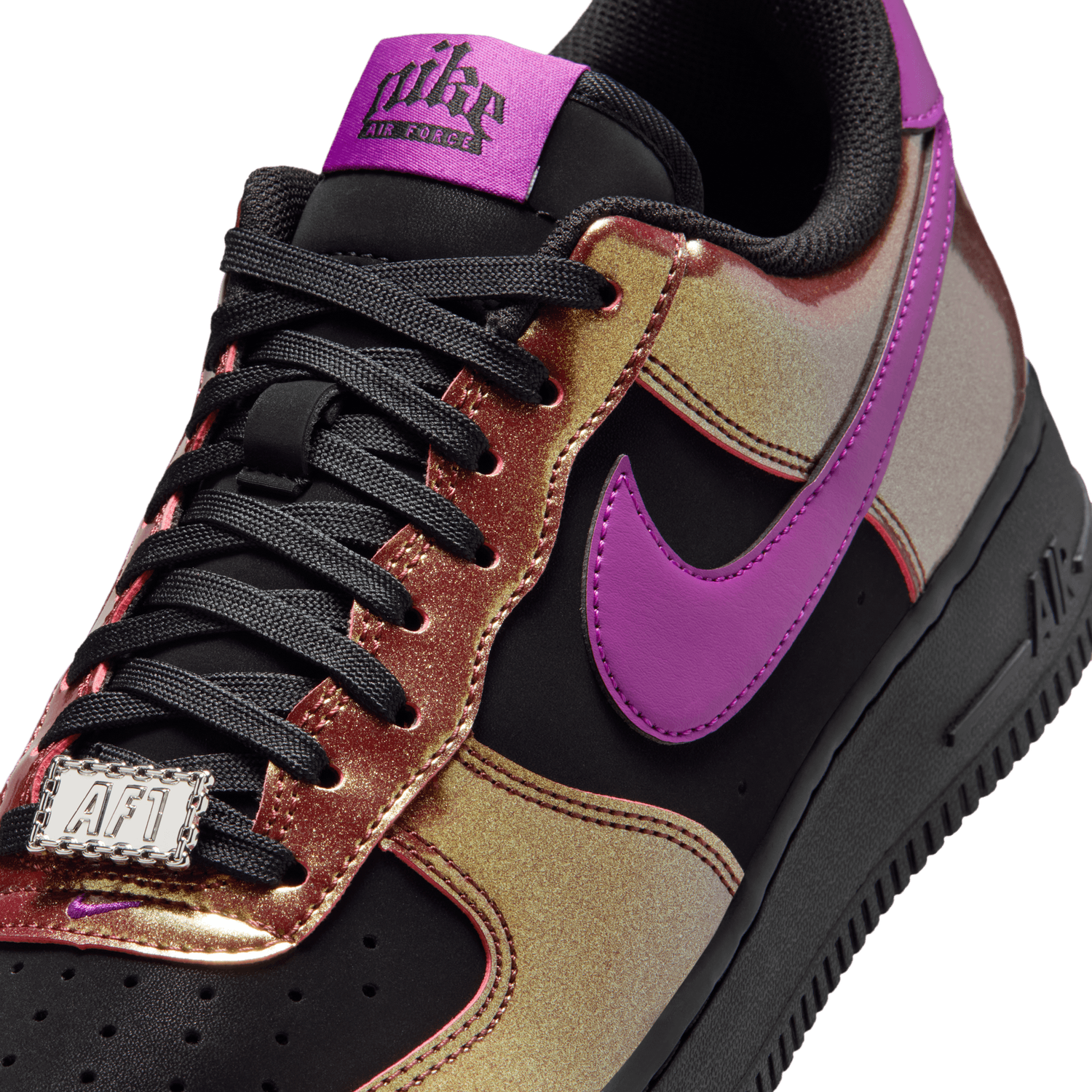 Nike Air Force 1 '07 LV8 - Men's - Gold/Black/Bold Berry