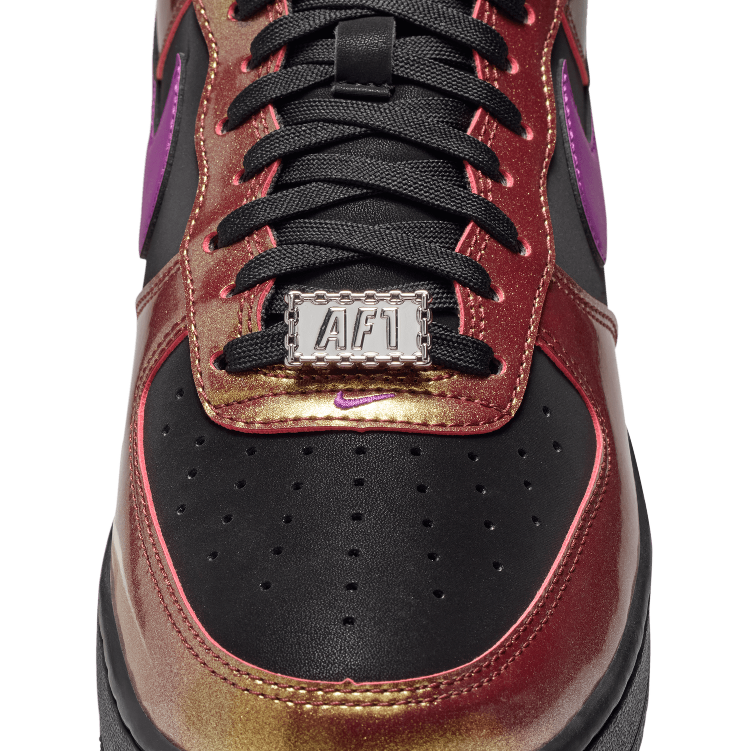 Nike Air Force 1 '07 LV8 - Men's - Gold/Black/Bold Berry