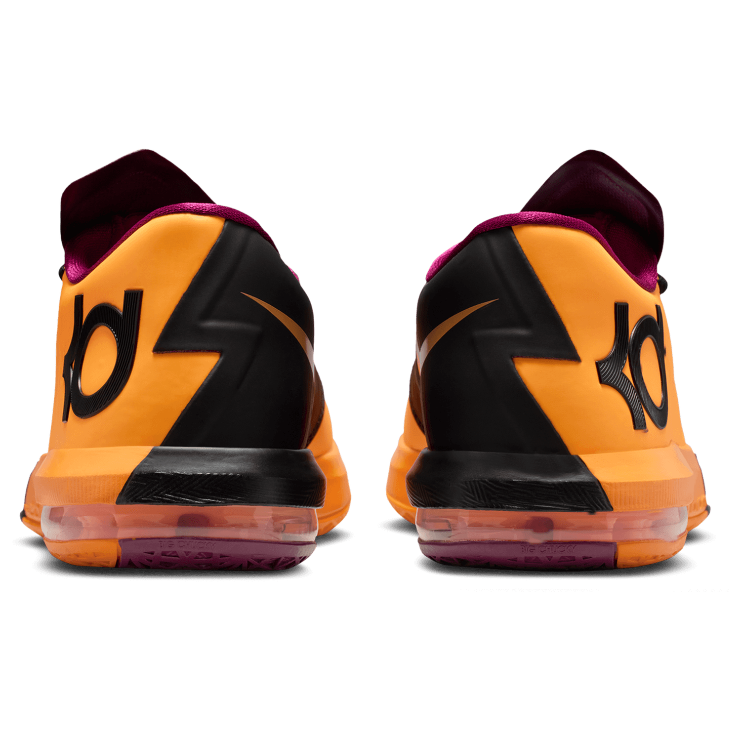 Nike KD VI - Men's - Laser Orange/Raspberry Red/Black
