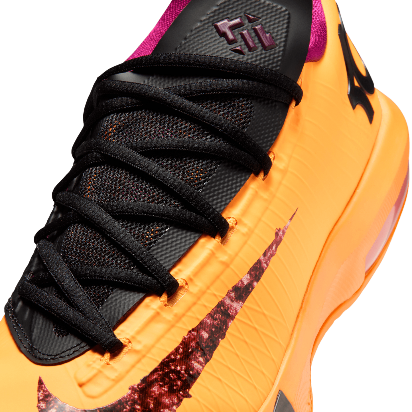 Nike KD VI - Men's - Laser Orange/Raspberry Red/Black