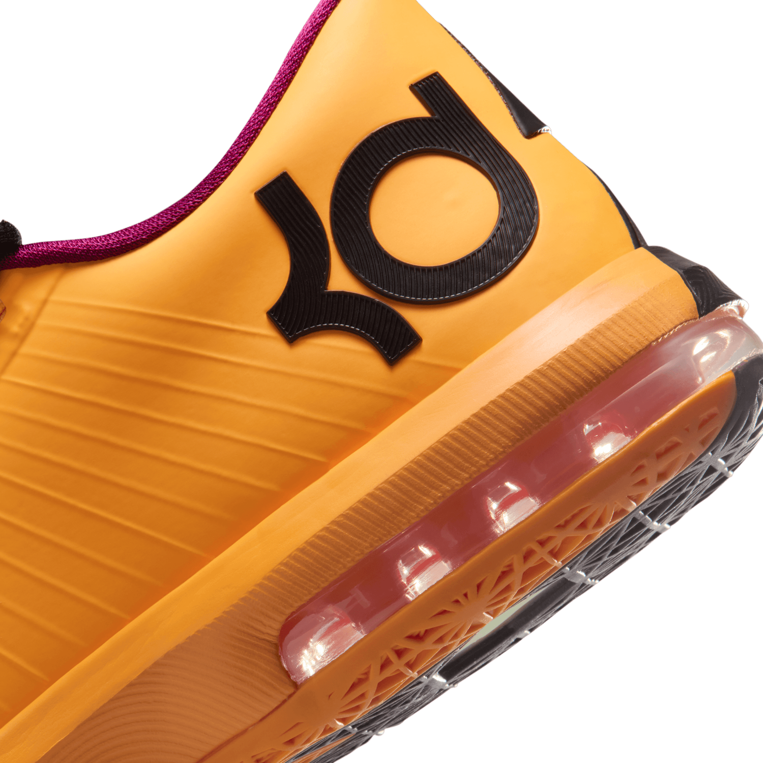 Nike KD VI - Men's - Laser Orange/Raspberry Red/Black