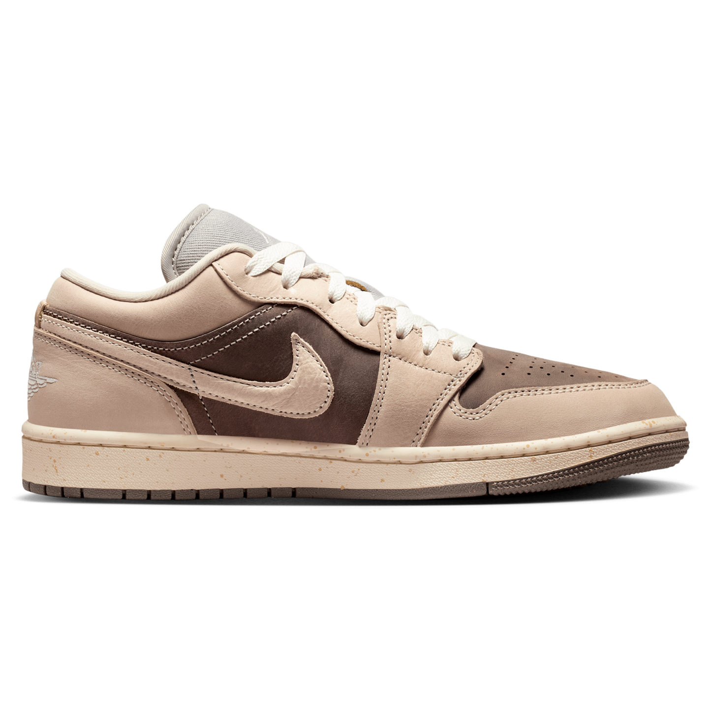 Jordan AJ 1 Low SE - Women's - Enigma Stone/Oatmeal/Pale Ivory