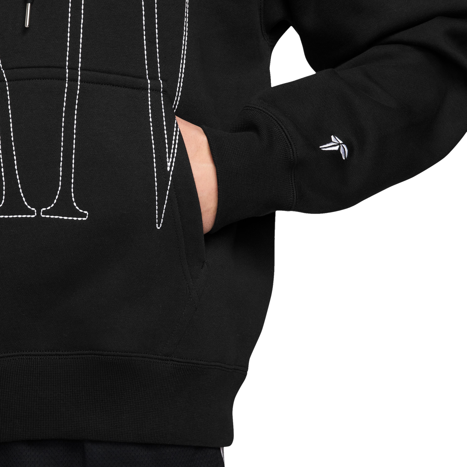 Nike Kobe Pullover Hoodie - Men's - Black/White